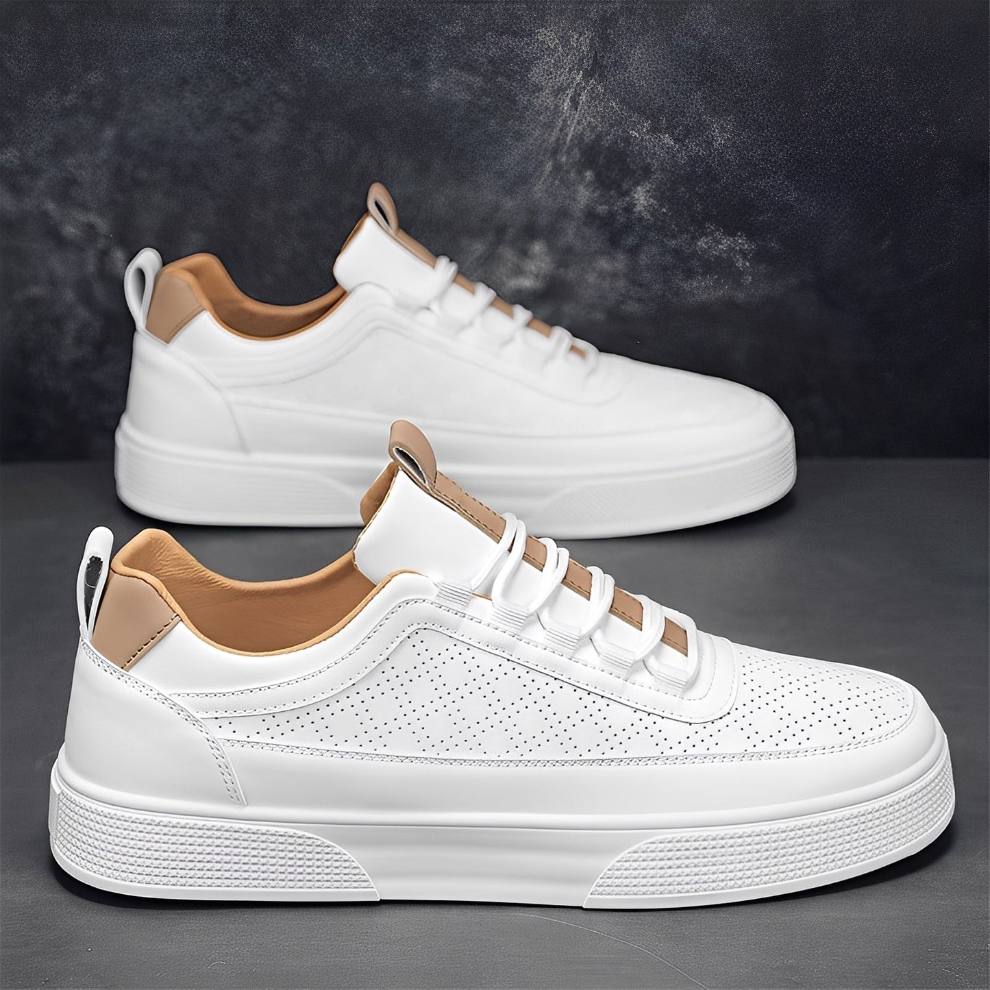 Dennis - Scarpe da ginnastica comode e traspiranti per uomo