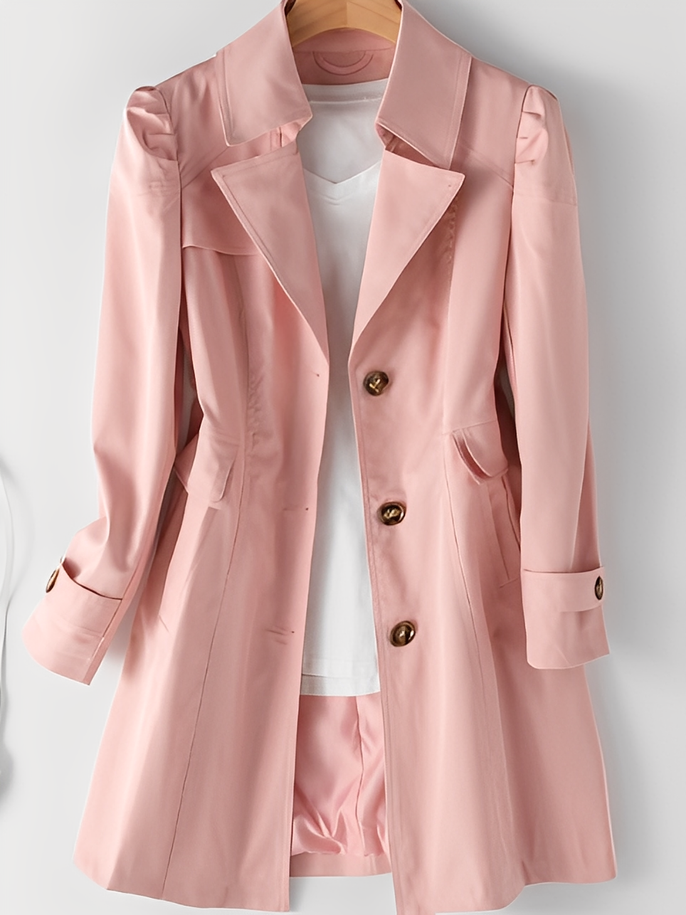 Hillary - Cappotto semplice in cashmere per donne