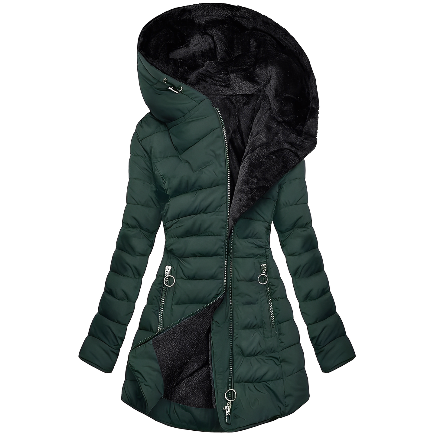 Helena - Cappotto caldo con cappuccio per donne