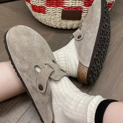Leila - Pantofola unisex con fibbia regolabile