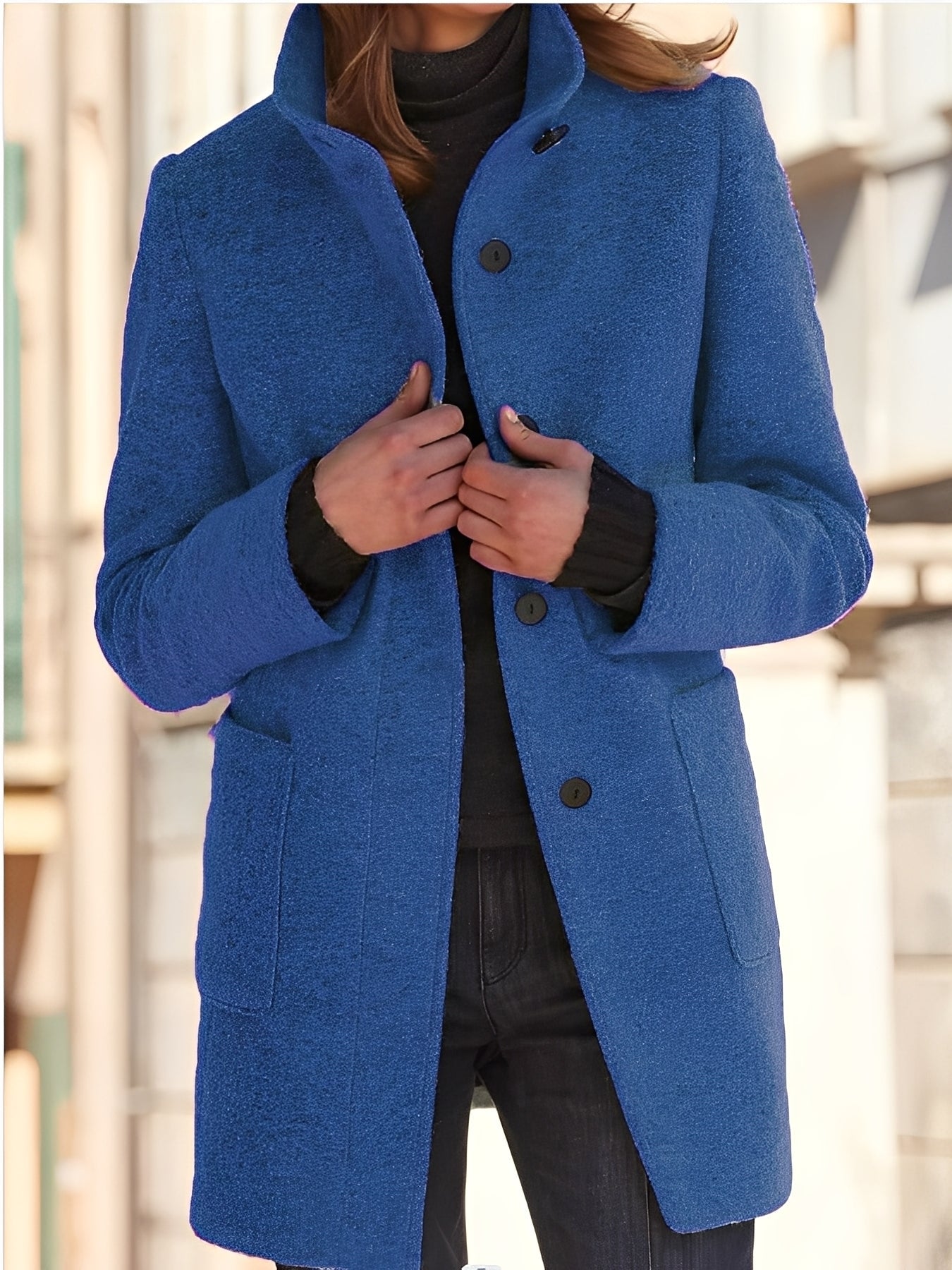 Julissa - Cappotto invernale caldo per donna con tasche