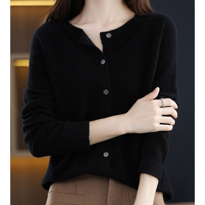 Kyla - Cardigan in Merino di Lusso e Comfort
