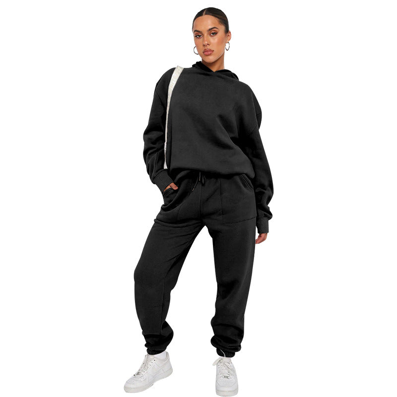 Minerva - Completo casual con cappuccio per donne