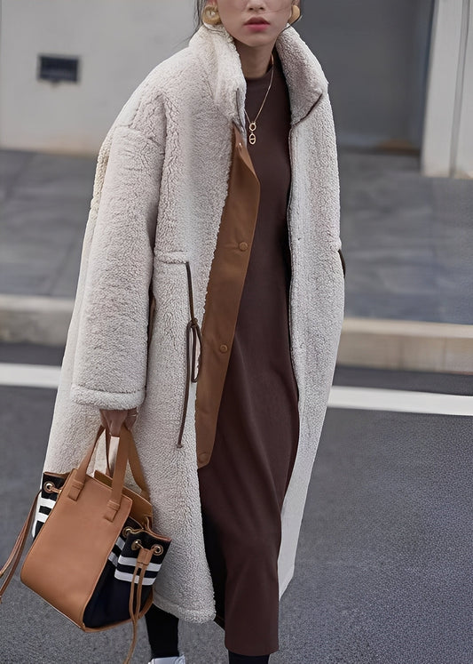 Noelene - Caldo cappotto largo in lana per donne