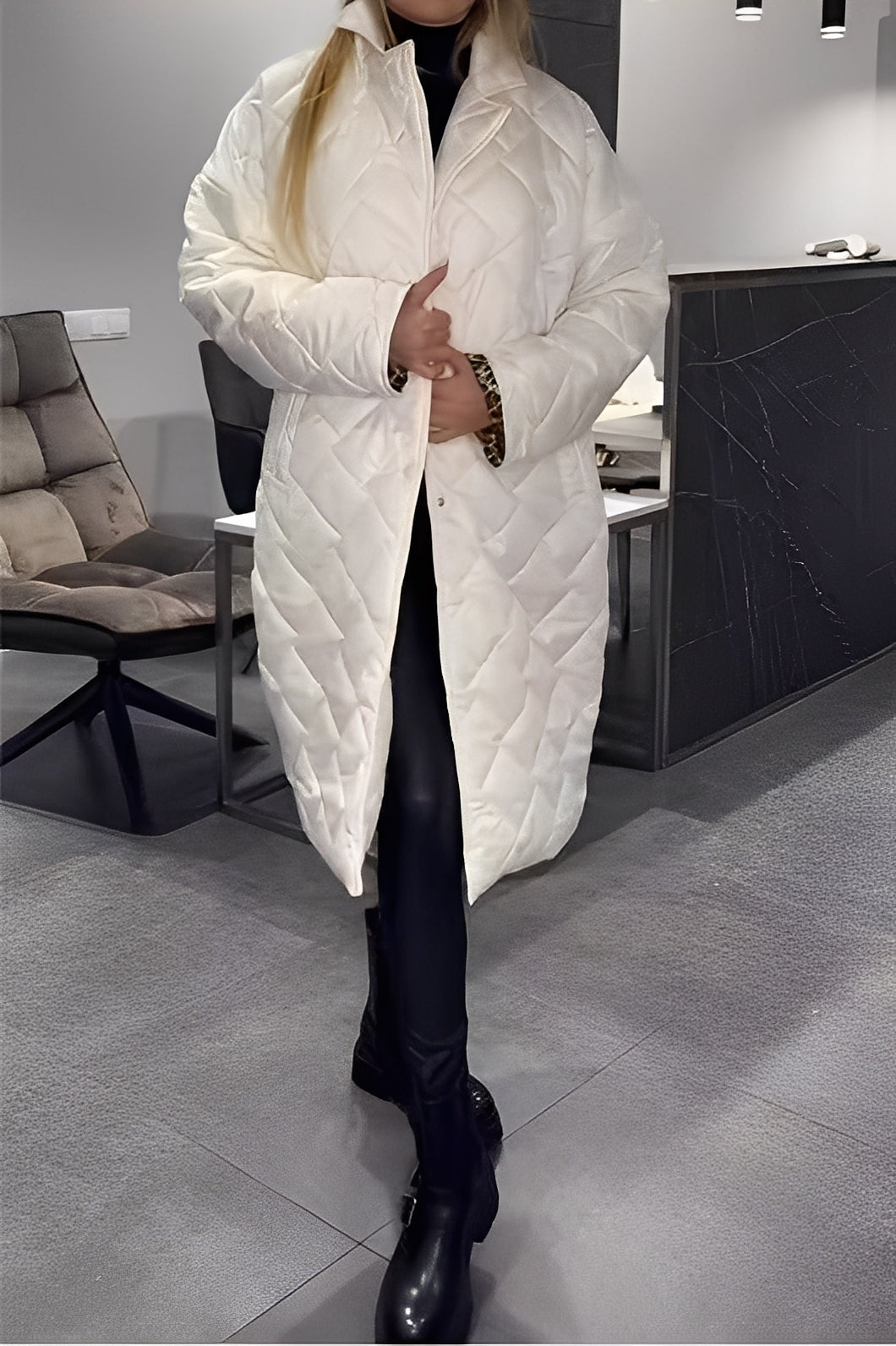 Beverly - Elegante giacca a piumino larga per donne