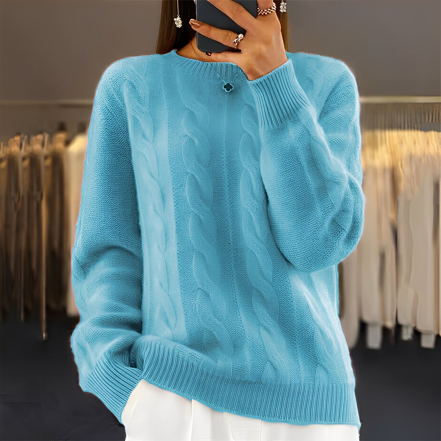 Leanne - Maglione classico e alla moda per donne