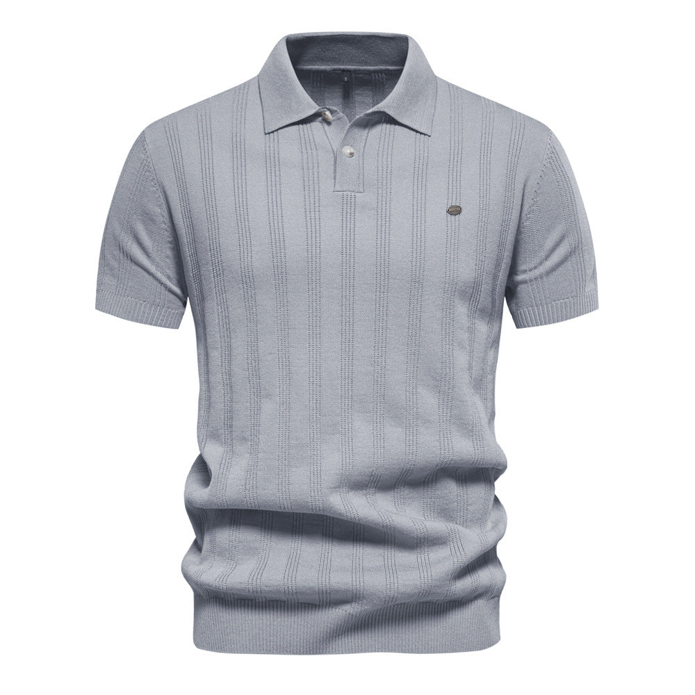 Paxton - Polo informale in lana merino per uomo