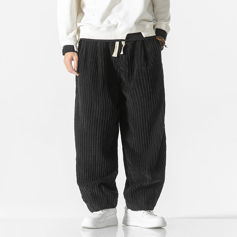 Winfred - Pantaloni di velluto a coste semplici e confortevoli per uomini