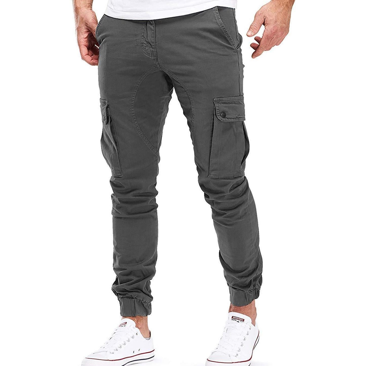 Ashton - Pantaloni cargo pratici e casual per uomo