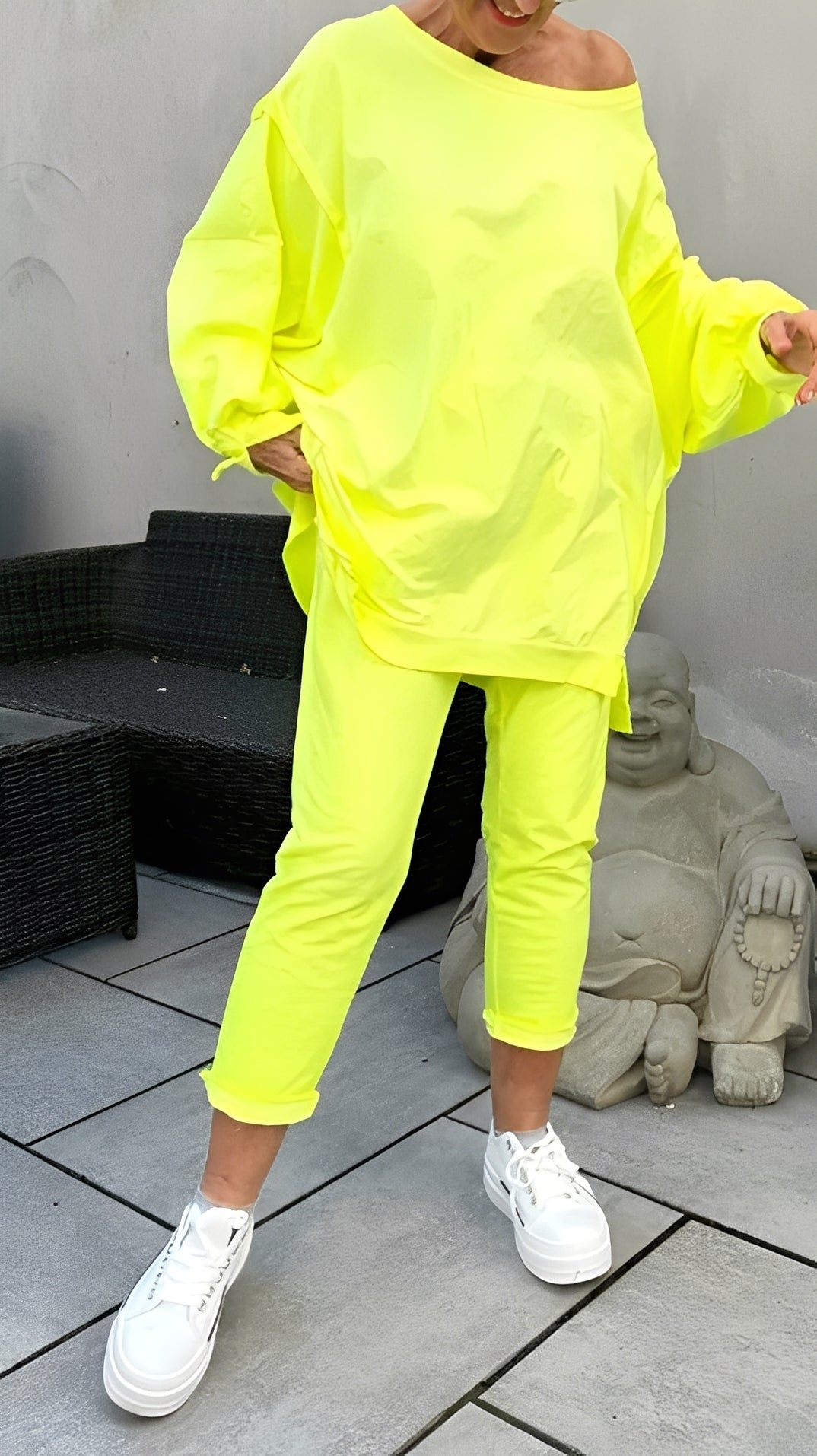 Eleanore - Completo casual con maglia morbida e pantaloni per donne