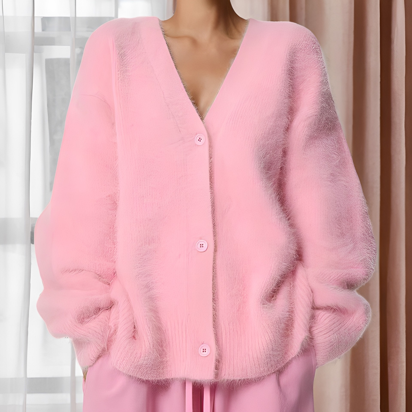 Emberly - Maglione da donna in cashmere confortevole e casual