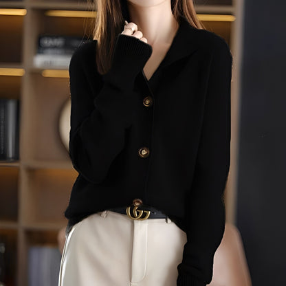 Melba - Maglione classico di lana soffice per donne