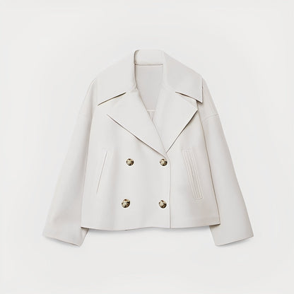 Abegail - Giacca corta casual e ampia da donna