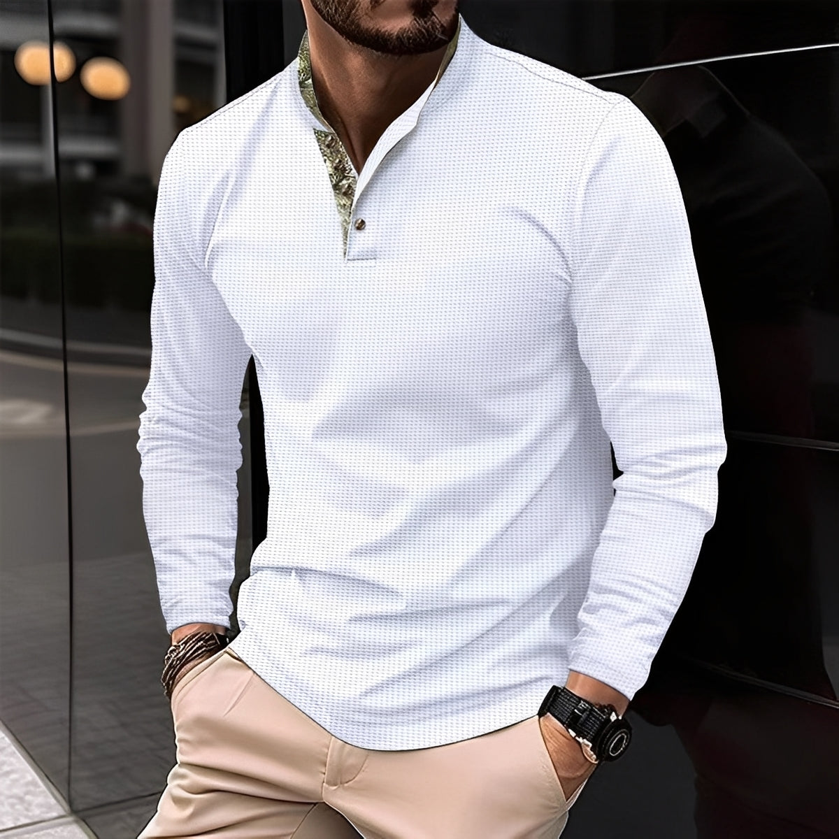 Chester - Polo Moderna con Colletto Revers per Uomo