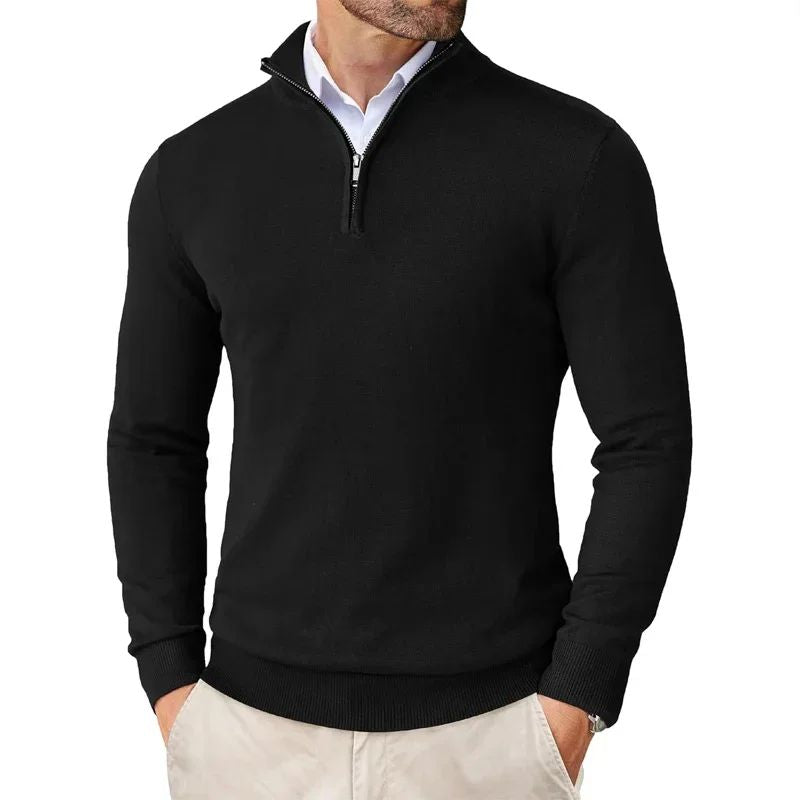 Bowen - Maglione Moderno con Zip per Uomo