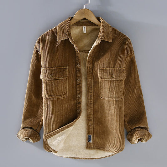 Callum – Camicia in Velluto a Coste Calda e Confortevole