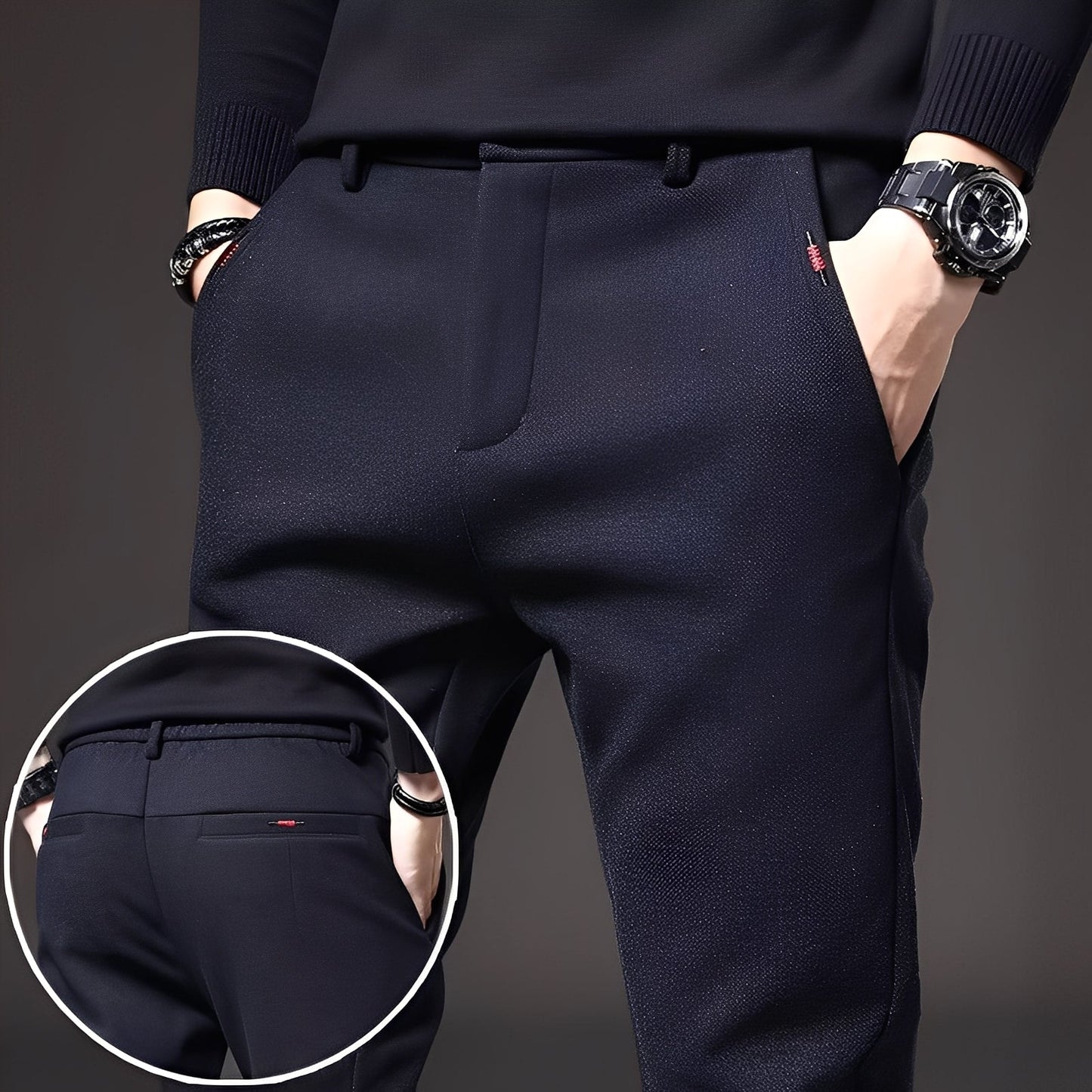 Roger - Pantaloni eleganti, taglio stretto per uomini