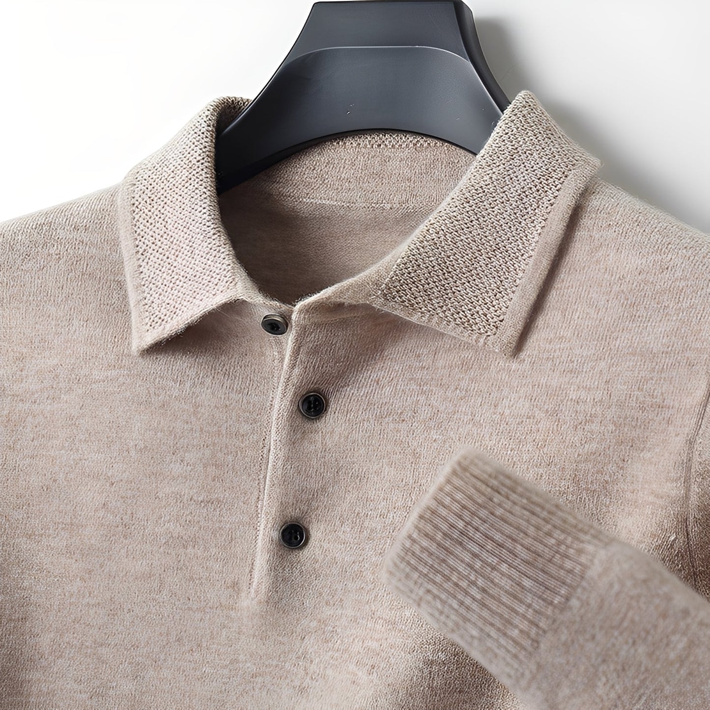 Romilly - Polo Elegante in Cashmere per Uomo
