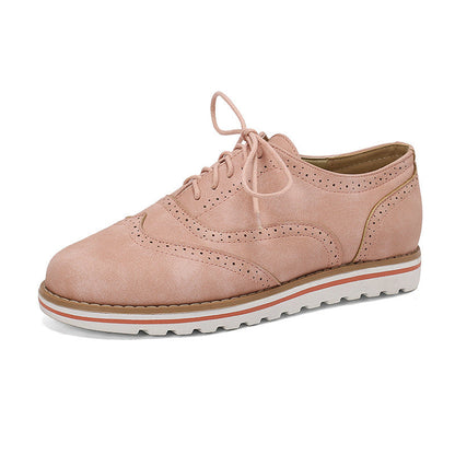 Gemma - Scarpe Derby casual in pelle scamosciata per donne