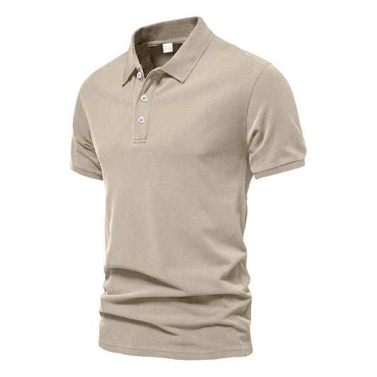 Evans - Polo da uomo casual a maniche corte