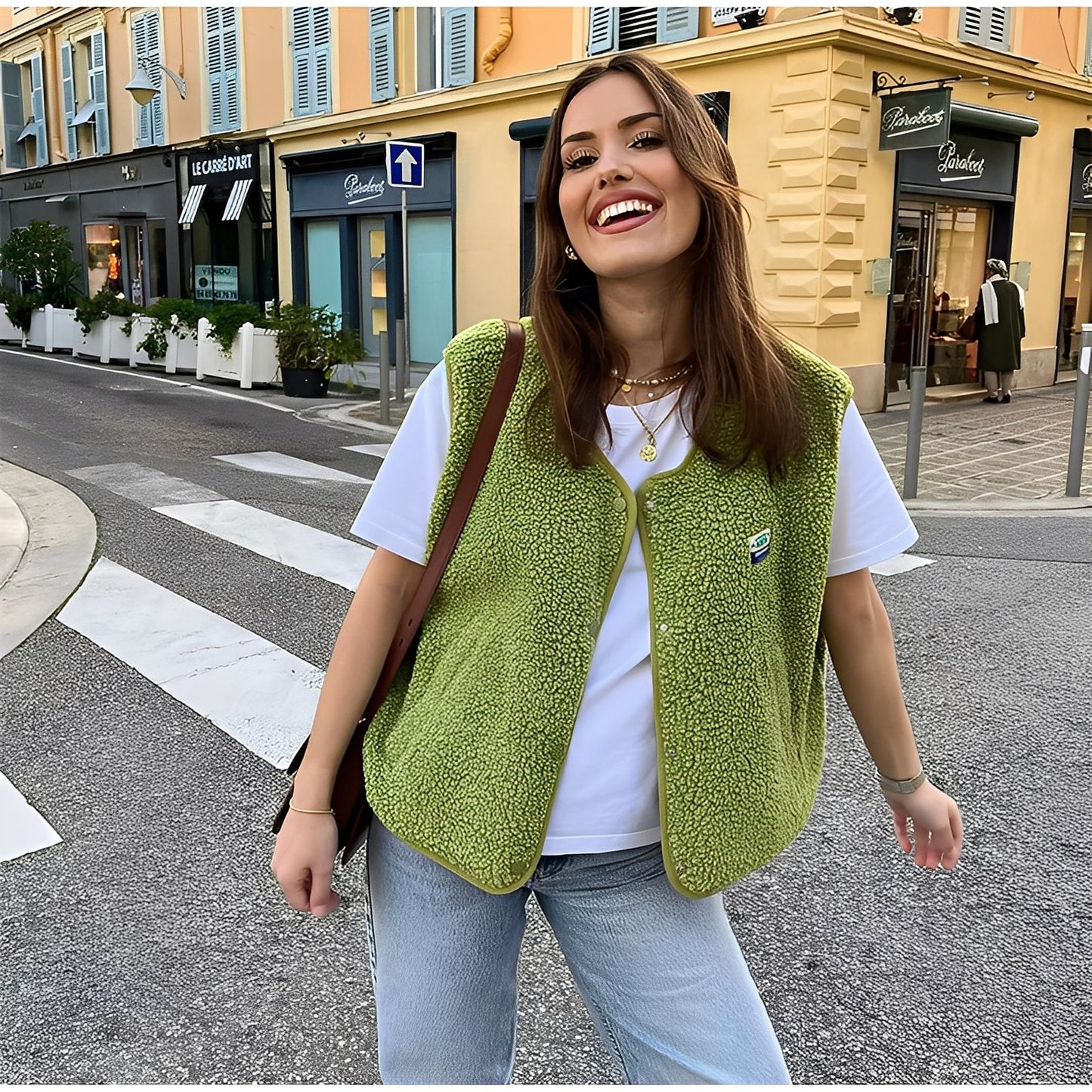 Bénédicte - Gilet in pile confortevole per donna