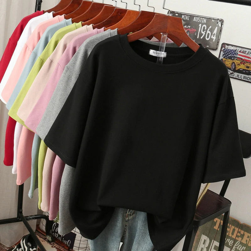 Arabella - T-shirt in cotone largo per donne