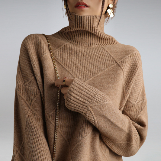 Camille – Maglione dolcevita in cashmere per donne