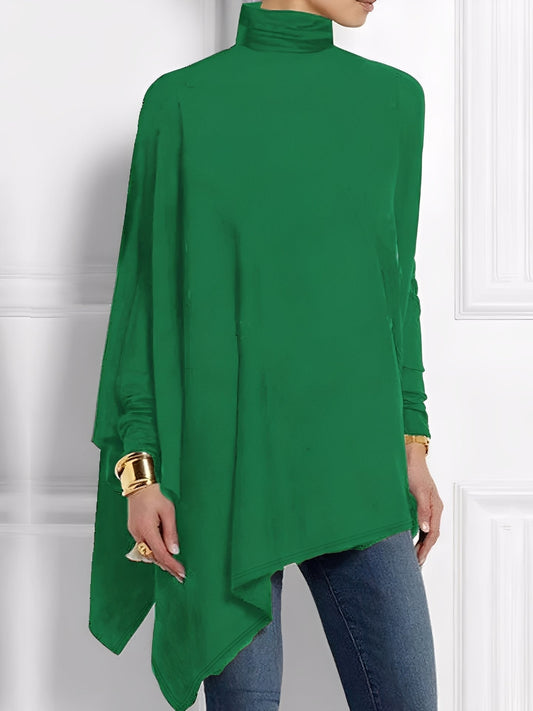 Kalysta - Elegante maglia in pile con design asimmetrico per donne