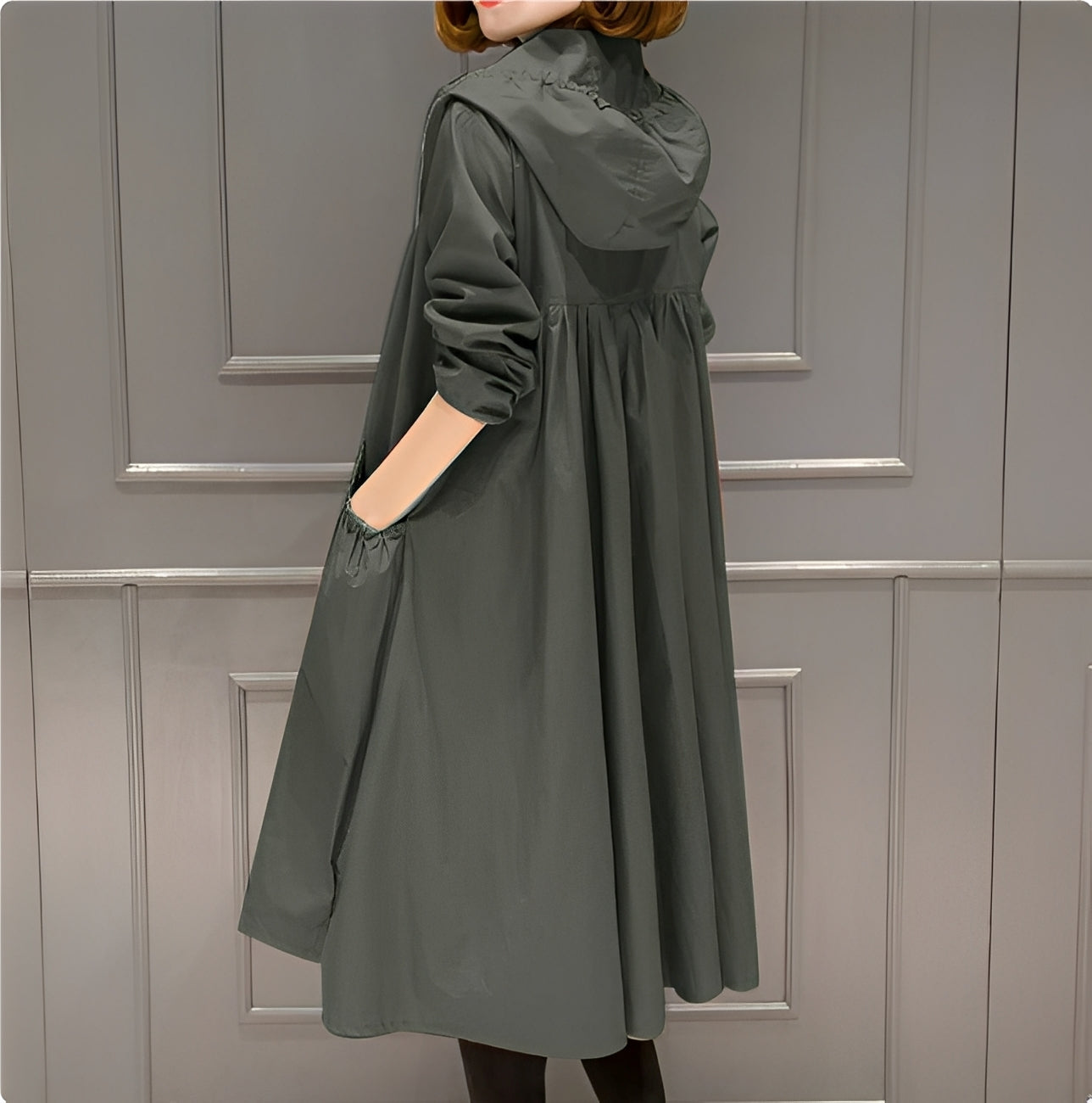 Margarette - Stile impermabile con cappuccio per donne