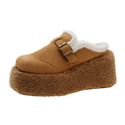 Gabriella - Scarpe eleganti con zeppa e interno in lana per donne
