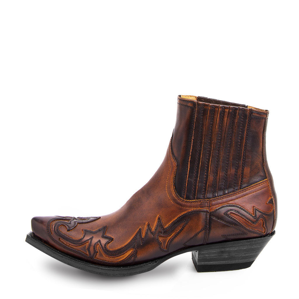 Geraldine - Stivali da Cowboy Vintage in Pelle per Donne