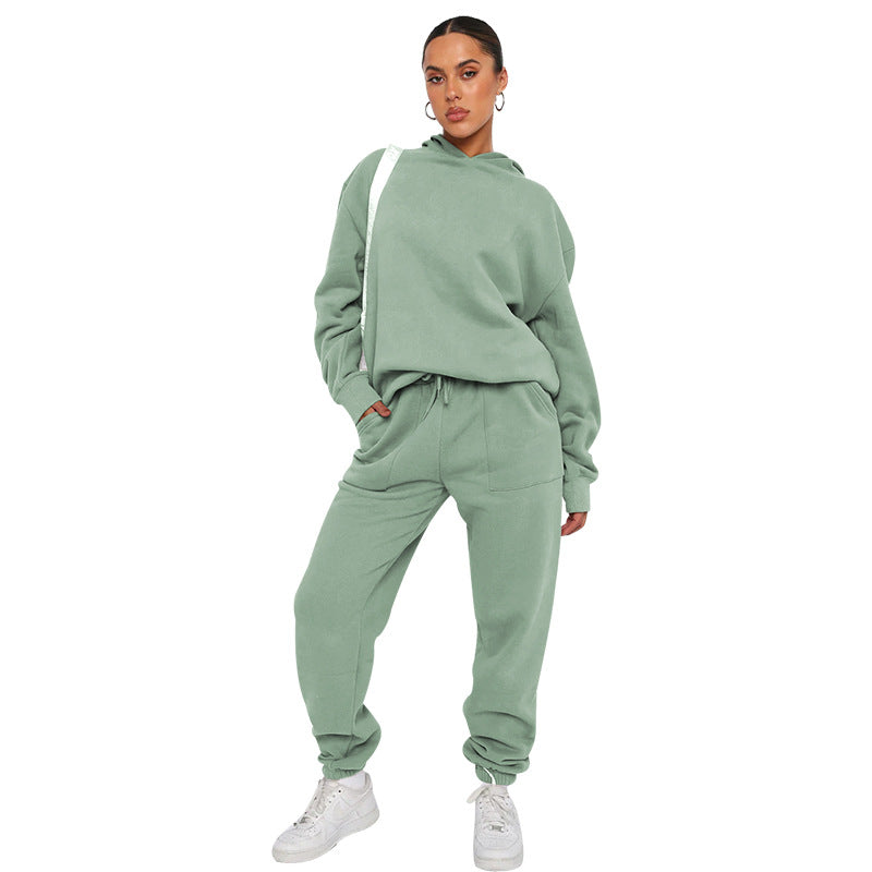 Minerva - Completo casual con cappuccio per donne