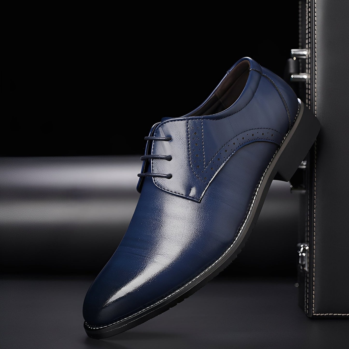 Beckham - Scarpe Eleganti Stringate in Stile Brogue per Uomini