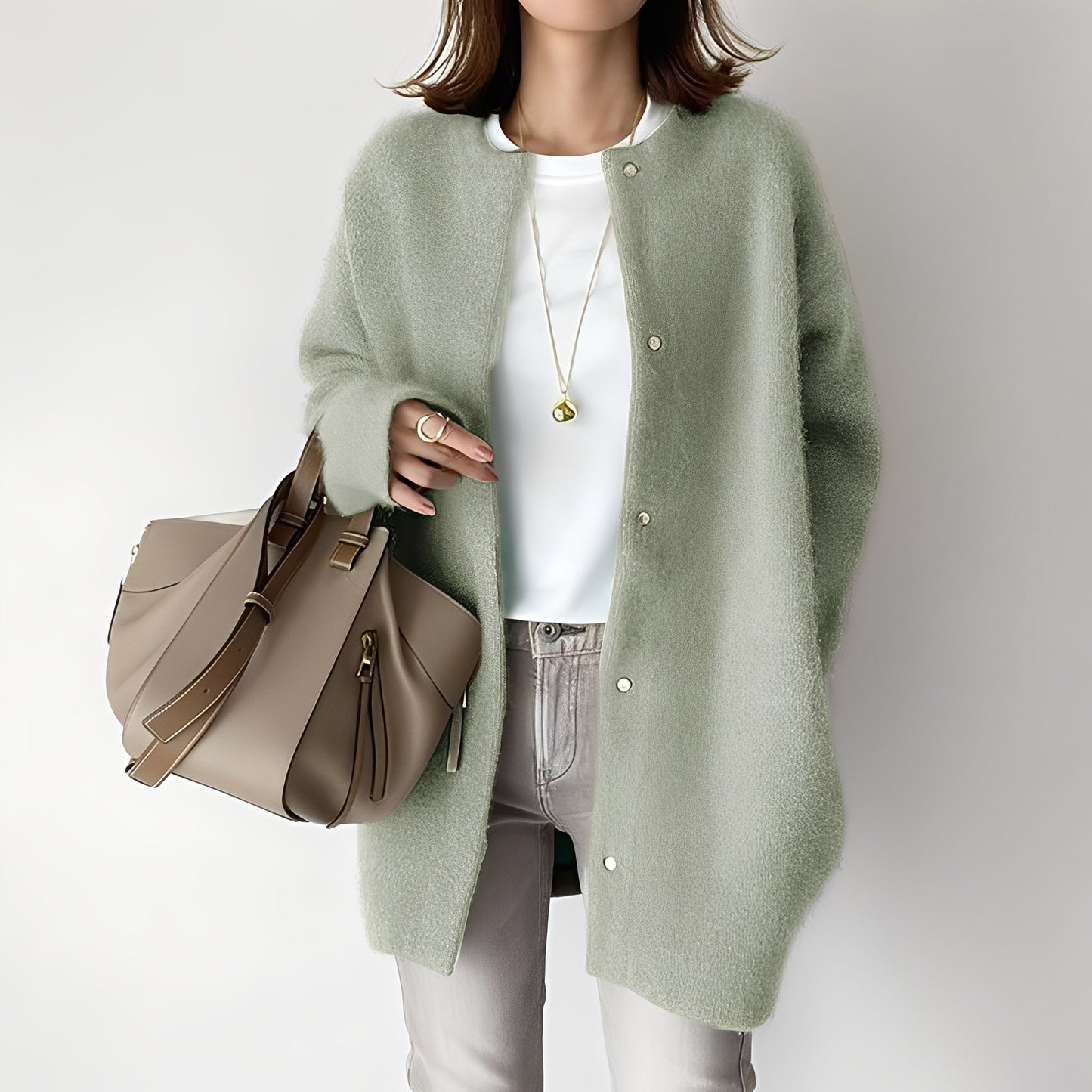 Savanah - Cardigan comodo ed elegante, vestibilità ampia per donne