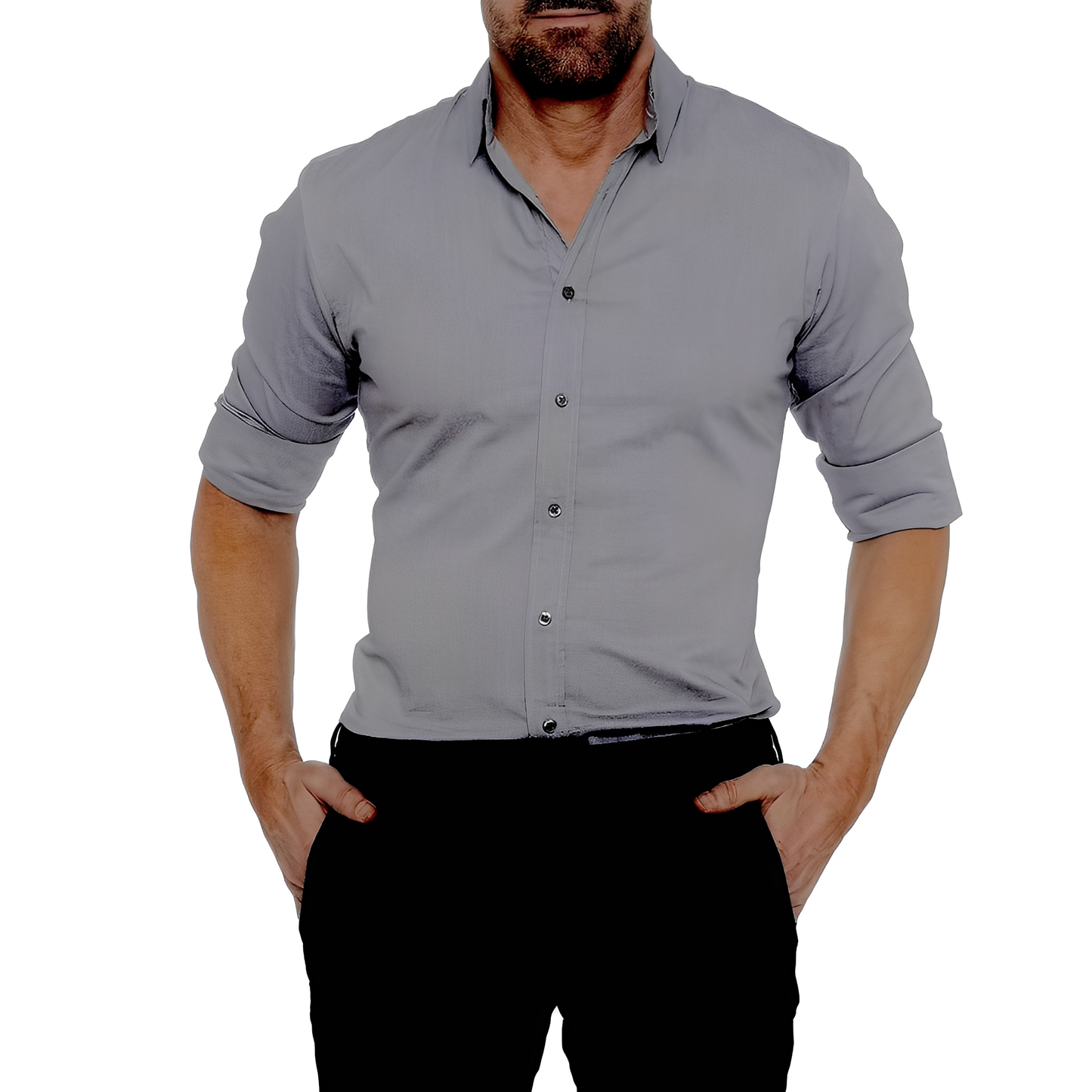 Andrew - Camicia casual e formale senza pieghe per uomini
