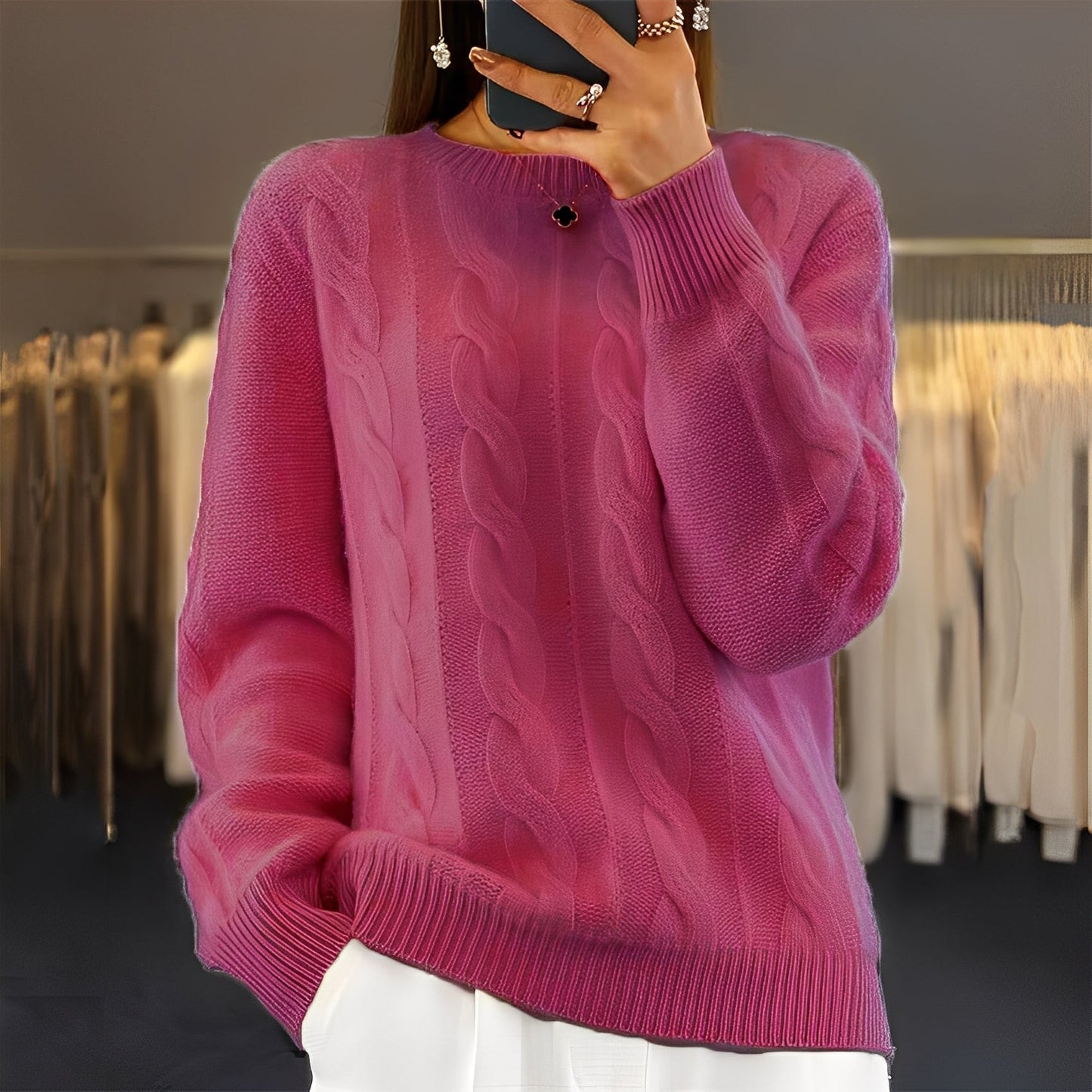 Leanne - Maglione classico e alla moda per donne