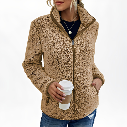 Alethea - Elegante Giacca Felpata di Velluto per Donna