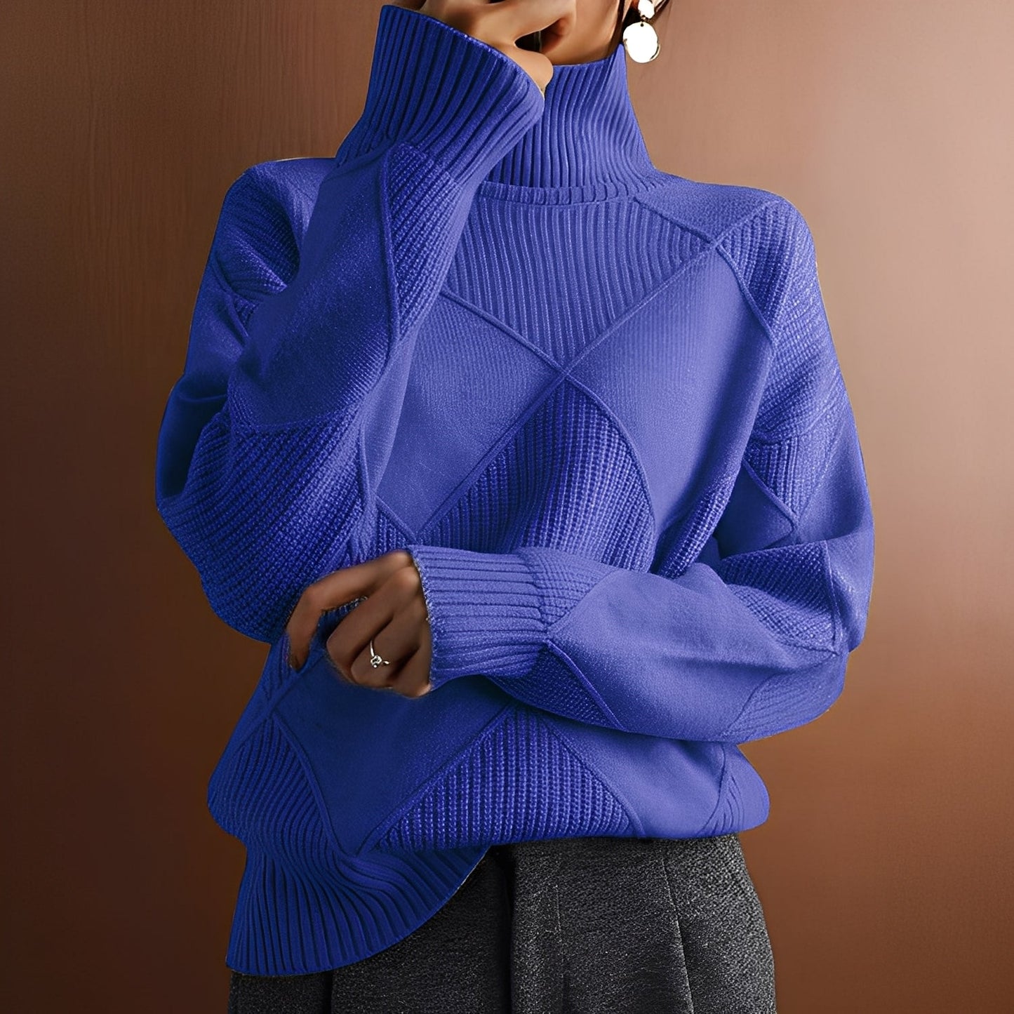 Morgan - Maglione dolcevita in cashmere elegante per donne