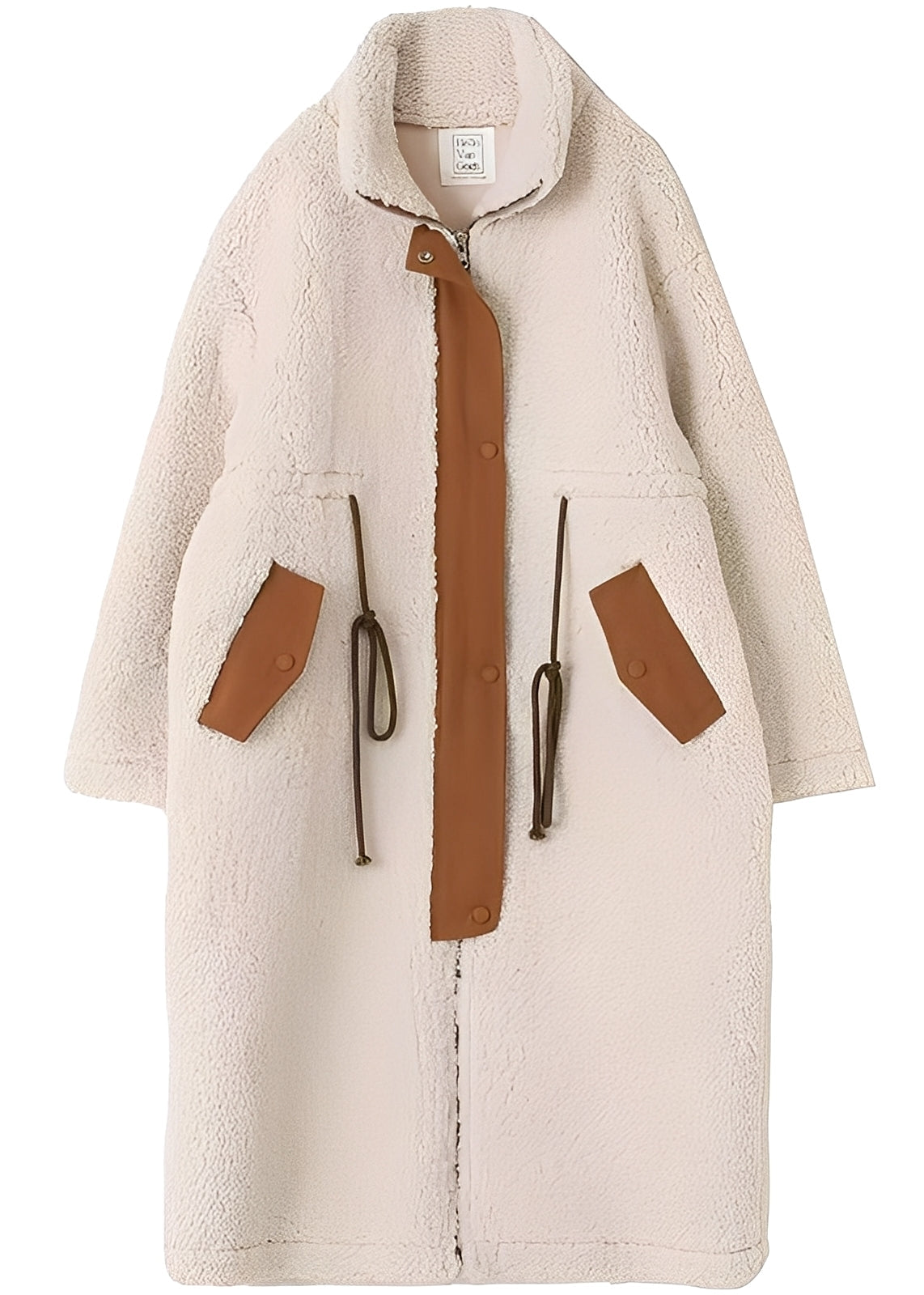 Noelene - Caldo cappotto largo in lana per donne