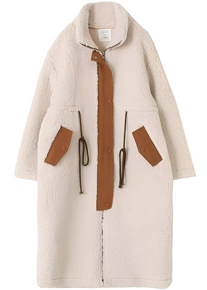Noelene - Caldo cappotto largo in lana per donne
