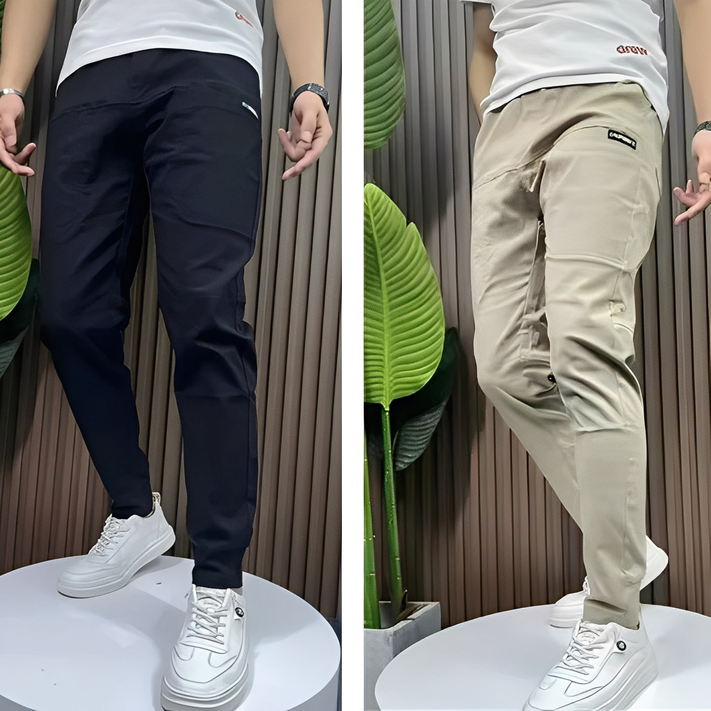 Raynard - Pantaloni cargo elastici eleganti per uomini