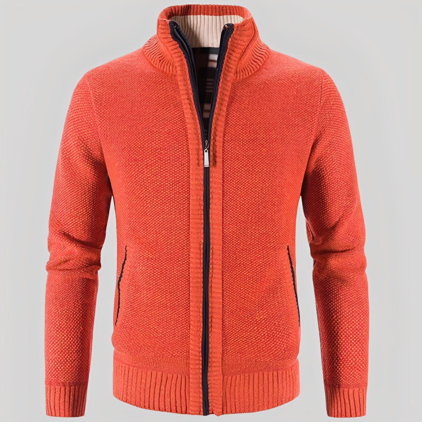 Kelvin - Maglia Facile con Zip per Uomini