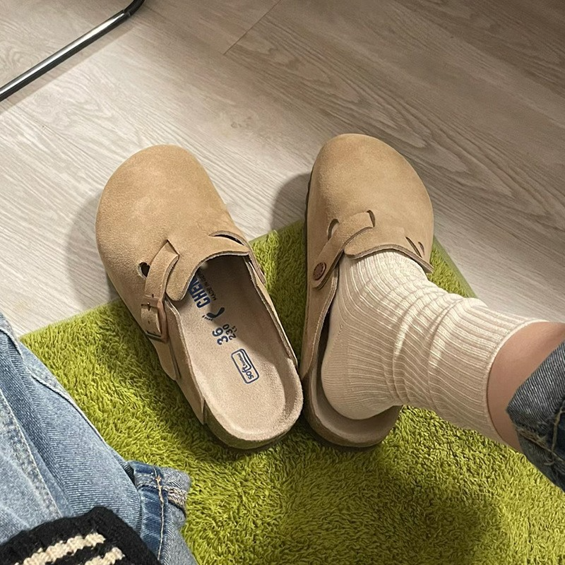Leila - Pantofola unisex con fibbia regolabile