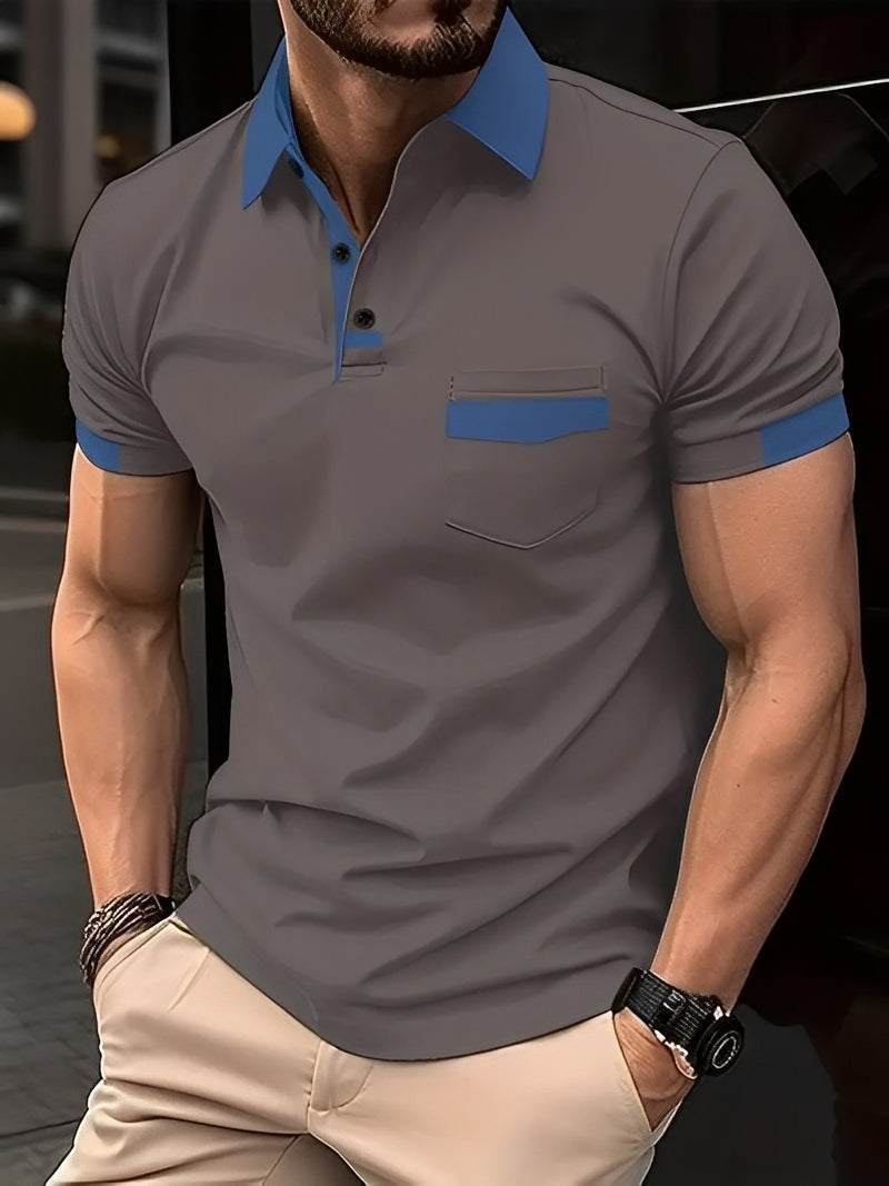 Darwin - Polo Slim-Fit Casual da Uomo