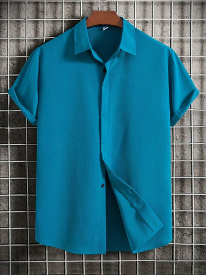 Joshua - Camicia a Maniche Corte Elegante e Senza Sforzo