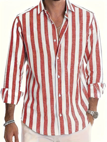 Harold - Camicia a Maniche Lunghe a Strisce Moderne