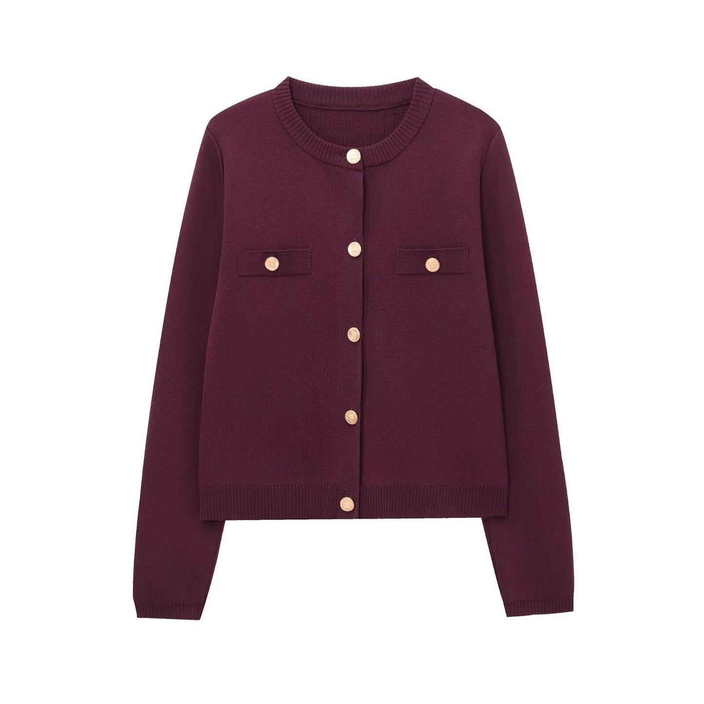 Vera - Cardigan Slim-Fit Chic Dorato