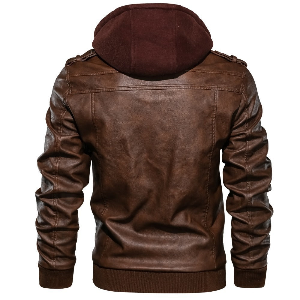 Dominic – Giacca Moto Urban Style in Ecopelle