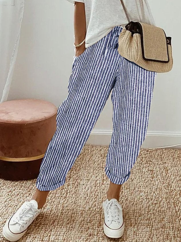 Mel - Pantaloni in Lino Ultima Moda per l'Estate