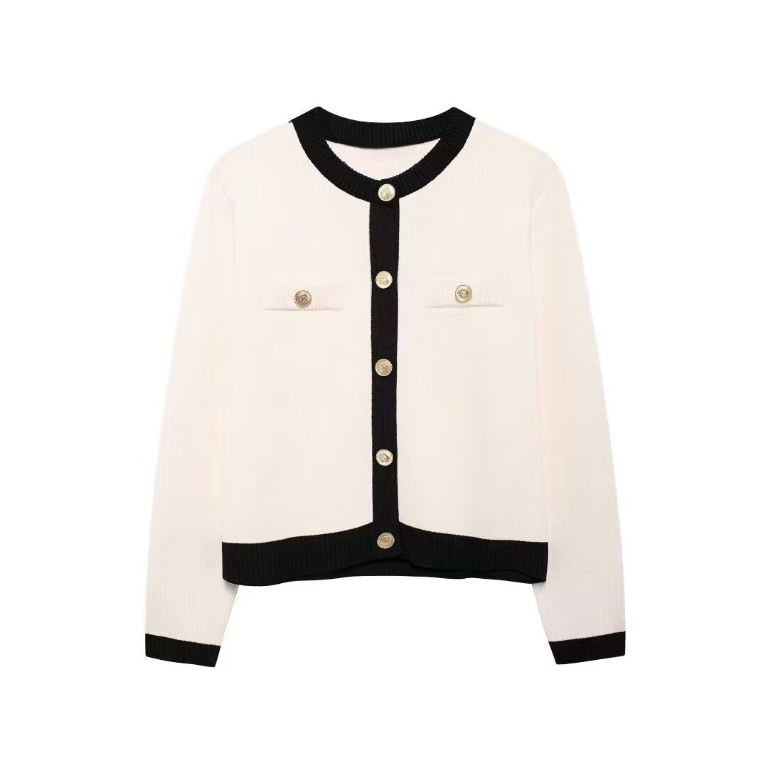 Vera - Cardigan Slim-Fit Chic Dorato
